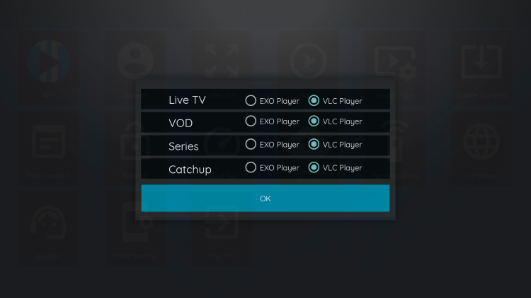 IPTV configuration on Firestick